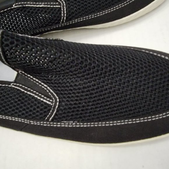 New Mens GBX Mesh Slip On Fabric Black Shoes 10.5 - Picture 3 of 10